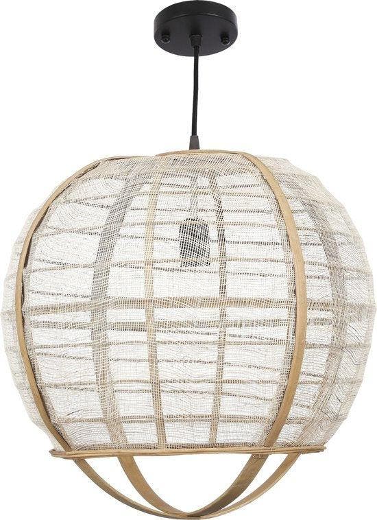 2dekans | Mica Decorations Pella Hanglamp - H44 x Ø45 cm -, Huis en Inrichting, Lampen | Hanglampen, Zo goed als nieuw, Ophalen of Verzenden