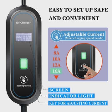3.5KW Draagbare EV Charger Type 2 | 16A 1-Fase Laadstation v, Verzenden, Nieuw