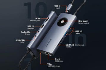 Cabletime – 10 in 1 Multi USB-C Hub adapter - 4K - HDMI, Laptop, Nieuw, Ophalen of Verzenden, Cabletime
