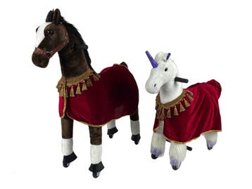 Paardendeken t.b.v. MY PONY speelgoed paarden  (rood), Ophalen of Verzenden, Nieuw