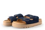 VIA VAI Slippers in maat 37 Blauw, Kleding | Dames, Schoenen, Slippers, Zo goed als nieuw, VIA VAI, Verzenden