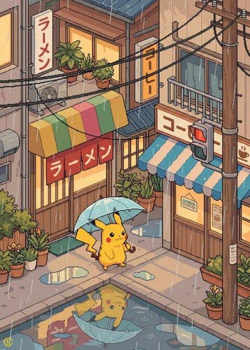 Kleury.art - Rainy Day in the City by Kleury.art (2/5), Nieuw