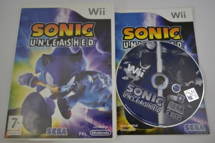 Sonic Unleashed (Wii FAH), Spelcomputers en Games, Games | Nintendo Wii, Zo goed als nieuw, Verzenden