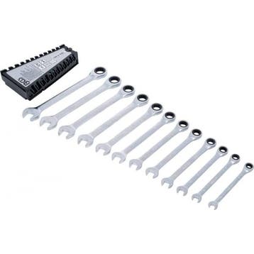 Ratelring-steeksleutel set , metrisch,  12-delig BGS 6544, Verzenden, Nieuw