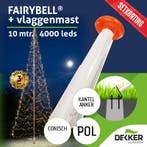 Fairybell 10 meter 4000 leds met Polyester Vlaggenmast 10, Diversen, Nieuw