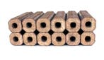 Pini Kay briketten, pakket 10kg, 12 briketten, Minder dan 3 m³, Ophalen of Verzenden, Overige houtsoorten, Blokken