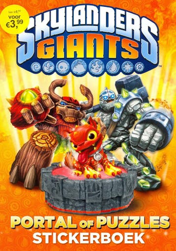 Skylanders Giants - portal of puzzles stickerboek, Boeken, Ophalen of Verzenden, Nieuw