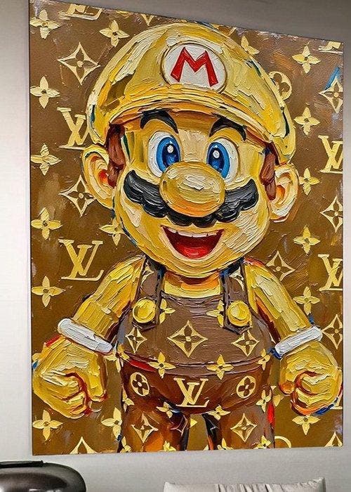 Jacob Hitt - Mario Bros Vuitton Impression [XXL], Spelcomputers en Games, Spelcomputers | Overige Accessoires