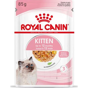 Royal Canin Kitten in Jelly natvoer voor kitten zakjes 12..., Dieren en Toebehoren, Verzenden, Kat