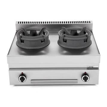 Unni-cooking | Wokfornuis | Tafelmodel | Gas | 2 Branders |, Ophalen of Verzenden, Nieuw in verpakking