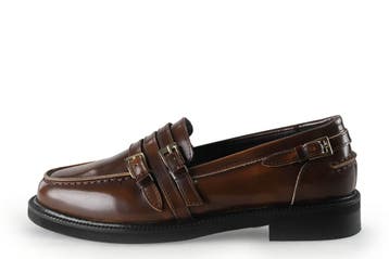 Stefano Lauran Loafers in maat 37 Bruin, Kleding | Dames, Schoenen, Bruin, Verzenden, Overige typen, Zo goed als nieuw