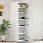 vidaXL Schoenenkast met plank Wit 80 x 35.5 x 180 cm Bewerkt, Verzenden, Nieuw