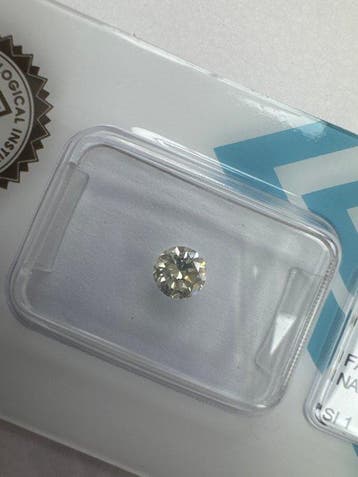 Zonder minimumprijs - 1 pcs Diamant (Natuurlijk gekleurd) -, Nieuw