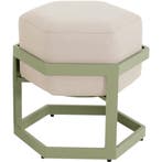 Esagono tuin hocker 48x42x48 cm - groen, Ophalen of Verzenden, Nieuw