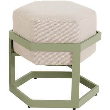 Esagono tuin hocker 48x42x48 cm - groen, Ophalen of Verzenden, Nieuw