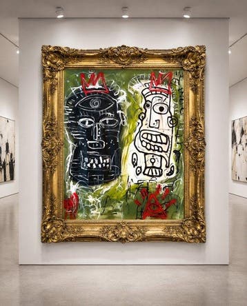 Timo Wedell - Inside the Crowned Mind - XXL - Basquiat Style