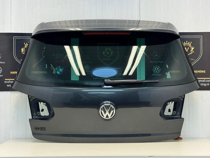 VW Golf VI GTI bj.2010 achterklep kleur zwart LA9W, Auto-onderdelen, Carrosserie en Plaatwerk, Gebruikt, Volkswagen, Achter, Achterklep