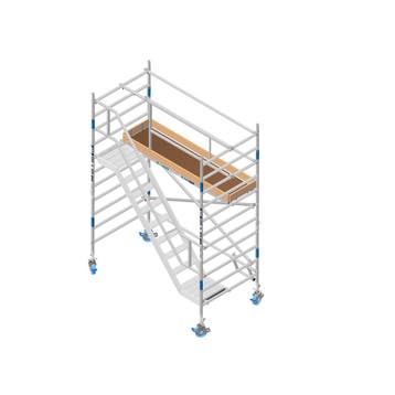 ASC trappentoren 135 x 250 x 4 mtr. WH, Doe-het-zelf en Verbouw, Ladders en Trappen, Verzenden, Nieuw, Trap