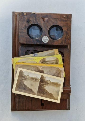 Rowsells patent Graphscope- stereoscope Ca: 1860 , for
