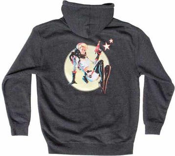 Fallout 4 Nuka Cola PinUp Hoodie XL Licht Grijs, Verzenden, Nieuw