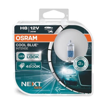 Osram H8 12V 35W PGJ19-1 Cool Blue Intense (NEXT GEN) 2 Stuk, Ophalen of Verzenden, Nieuw