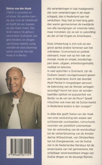 Alles Klar 9789460031151 Sietse van der Hoek, Boeken, Verzenden, Gelezen, Sietse van der Hoek