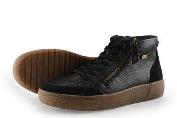 Remonte Hoge sneakers in maat 40 Zwart, Verzenden, Zwart, Remonte, Sneakers of Gympen