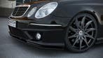 Voorspoiler Mercedes E W211 AMG Maxton Design glans zwart, Ophalen of Verzenden, Nieuw