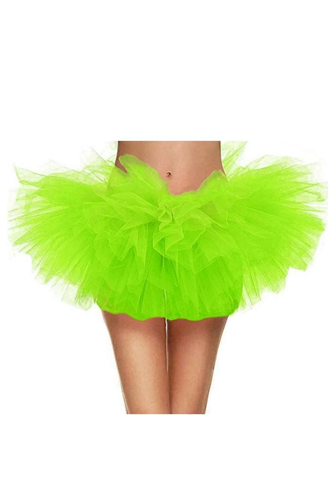 Korte Tutu Lime Groen Tule Rokje XS S M Groene Petticoat Rok, Kleding | Dames, Carnavalskleding en Feestkleding, Nieuw, Carnaval