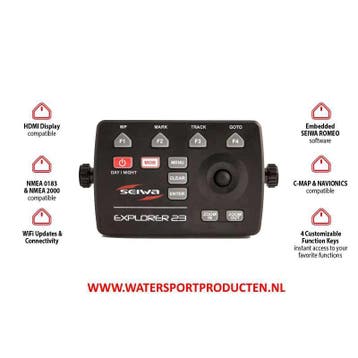 Seiwa Explorer 23, Verzenden, Nieuw, Kaartplotter of Fish Finder