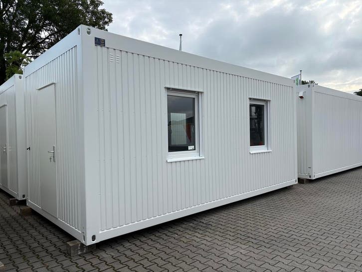 Kantoorunit - 6 x 3 meter | 4 zijramen, Zakelijke goederen, Machines en Bouw | Keten en Containers, Ophalen of Verzenden