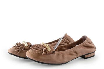 Kennel Schmenger Ballerinas in maat 37 Beige, Verzenden, Beige, Ballerina's, Zo goed als nieuw