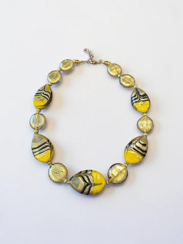 Murano-glas Tommasi - Halsketting - Ketting van glas en 24k