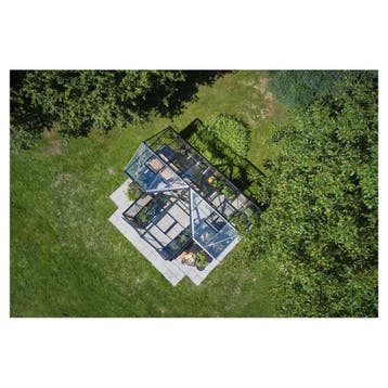 Juliana Orangery 21,5 tuinhuis - antracietgrijs, Verzenden, Nieuw