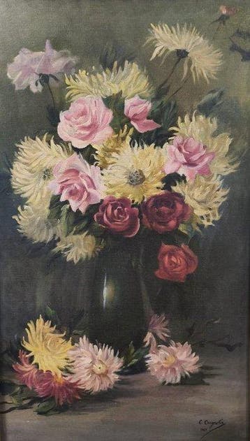 Italiaanse school (XX) - Bodegón Floral