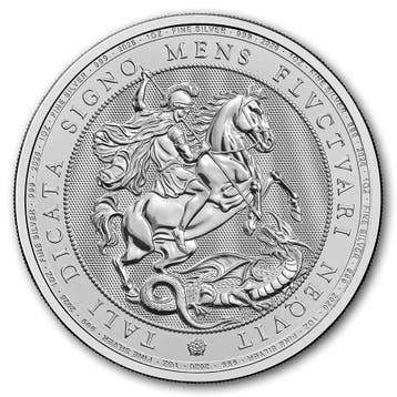 St. George and the Dragon 1 oz 2026, Verzenden, Losse munt, Zilver