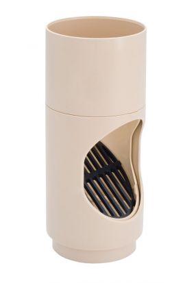 Nicoll bladvanger loofafscheider Ø80 verdraaibaar BEIGE, Ophalen of Verzenden, Nieuw