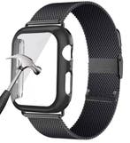 DrPhone APX1 - Siliconen Polsband - 44mm Metalen armband + T, Verzenden, Nieuw