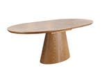 UNIEKE eettafel 160-200 cm uitschuifbaar eikenhout-look, Huis en Inrichting, Tafels | Eettafels, Ophalen of Verzenden, Nieuw