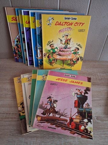 Lucky Luke - 12x C - 12 Album - Herdruk - 1972/1992, Boeken, Nieuw