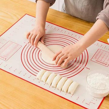 Siliconen Bakmat met Maataanduiding – Antislip Deegmat, Verzenden, Nieuw