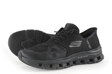 Skechers Instappers in maat 39 Zwart, Skechers, Verzenden, Zo goed als nieuw, Instappers