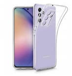 Silicone Case - Galaxy A55 - Transparant (Hoesjes), Telecommunicatie, Verzenden, Nieuw