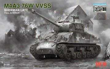 Rye Field Model RFM5135 M4A3 76W VVSS Sherman Late Standard, Verzenden, Nieuw, Overige typen, Overige merken