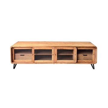 Tv-meubel Wave -  200 cmTV meubels, Ophalen of Verzenden, Nieuw