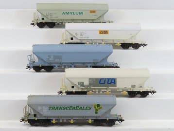 Märklin H0 - o.a. 46342 - Modeltrein goederenwagon (5) - 5x, Nieuw