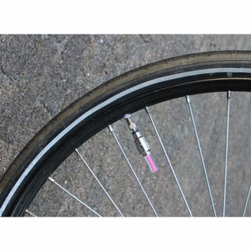 Benson Fietslicht set voor ventiel - blauw/roze - 2-delig..., Ophalen of Verzenden, Nieuw