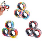 3x Magnetische Fidget Ringen – Anti Stress Speelgoed Set, Verzenden, Nieuw