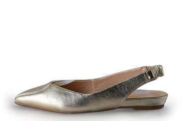 Manfield Slingbacks in maat 37 Goud, Kleding | Dames, Overige kleuren, Verzenden, Zo goed als nieuw, Manfield