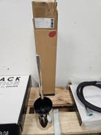Geesa AIM Toiletborstel met houder Chroom (zwarte, Ophalen of Verzenden, Nieuw, Chroom, Toilet
